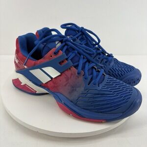 Babolat Propulse Fury All‎ Court Tennis Shoe Princess Blue Pink Women's Size 6